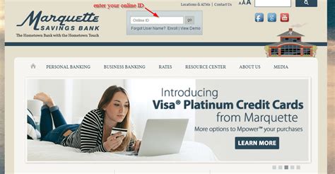 marquette savings bank online|Home .